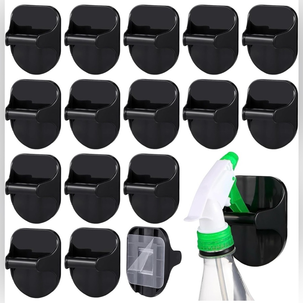 Gerrii 16 Pcs Spray Bottle Holder Wall Mounts